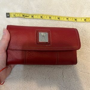 Tignanello Red Leather Wallet
